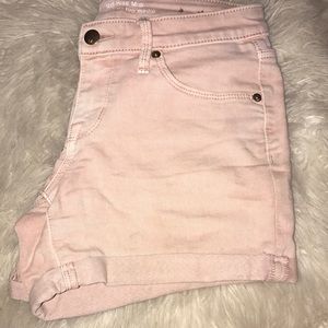 Mossimo denim jean shorts light pink